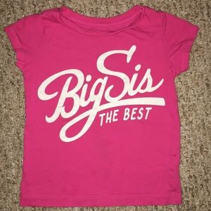 Carters Big Sister tshirt 3t